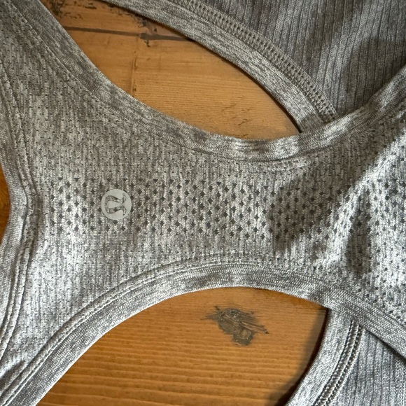 Gray Racerback Tank Top - Picture 2 of 2